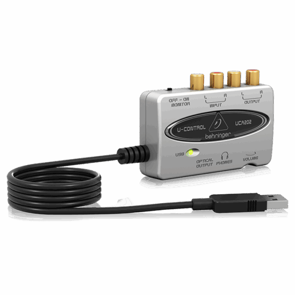 ⁦כרטיס קול דגם U-CONTROL UCA202 מבית BEHRINGER⁩ – תמונה ⁦2⁩