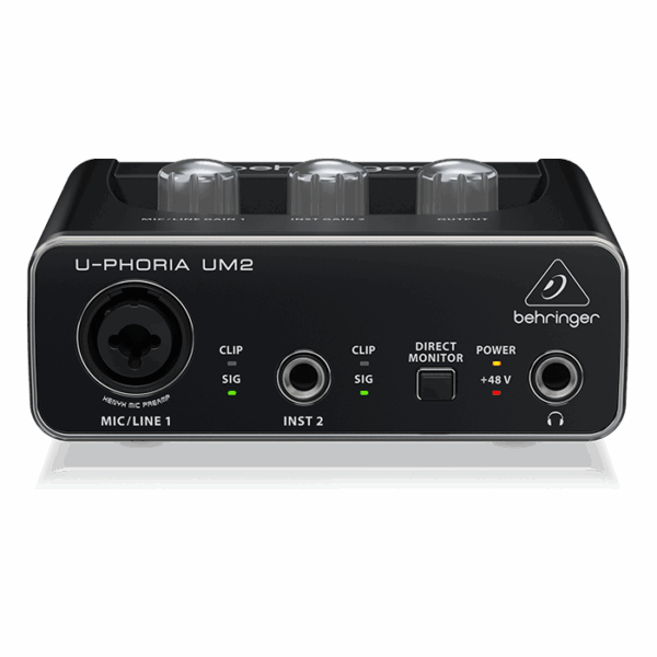 ⁦כרטיס קול דגם UM2 מבית BEHRINGER⁩ – תמונה ⁦2⁩