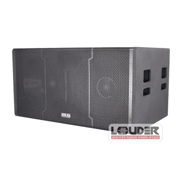 סאב וופר מוגבר דאבל 18 אינץ 2400Watt
