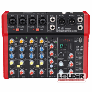 מיקסר אמנים 8 ערוצים  ICM MIX A48DSP