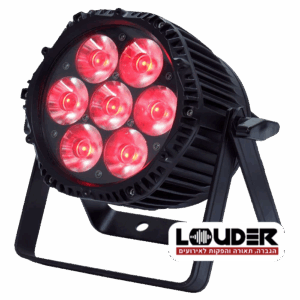 פנס שטיפה לד מוגן מים – 7x12W RGBW Waterproof